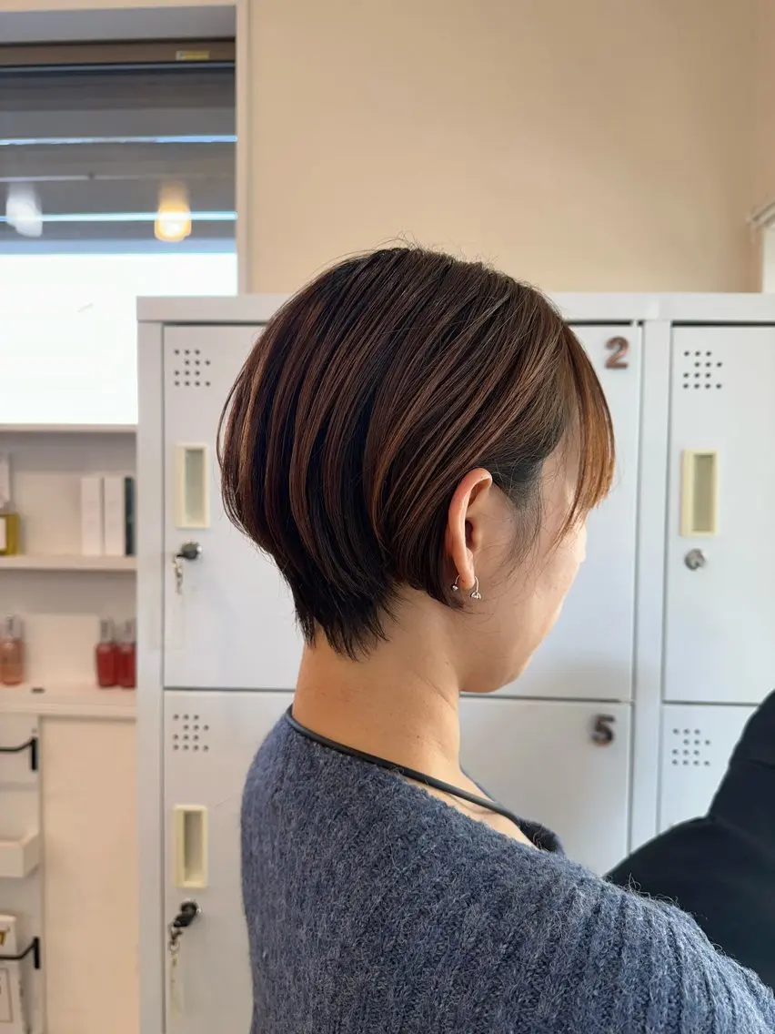 ショート ショートヘア 押川 未羽のヘアスタイル