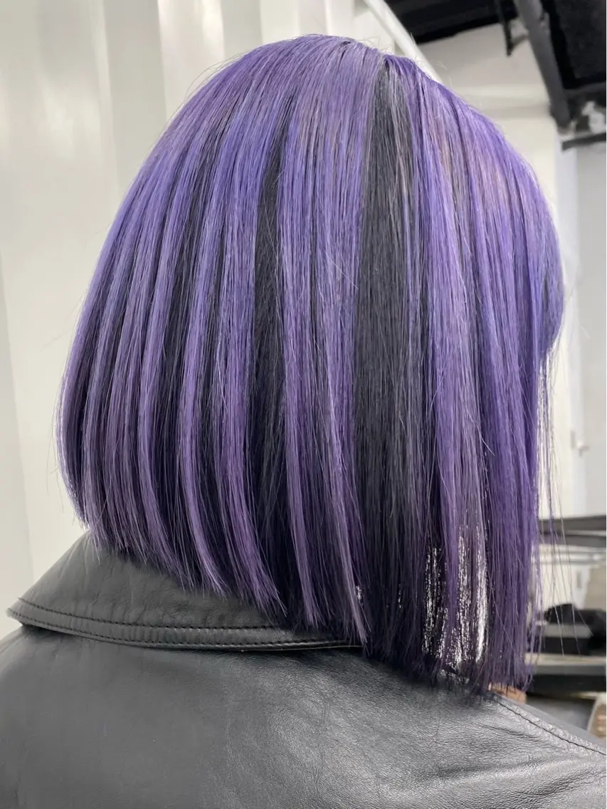 ショート パープルカラー カット ヘアカラー ［似合わせヘア］ ✂︎OGURO✂︎のヘアスタイル