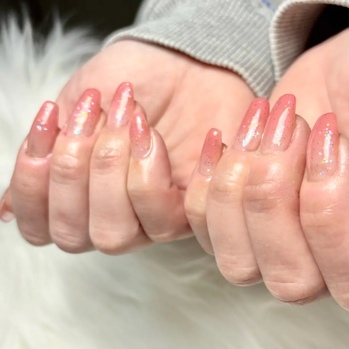 ネイル キラキラネイル ラメ(グリッター) ハンドネイル NAILSALON 【CHOUCHOU】のネイルデザイン