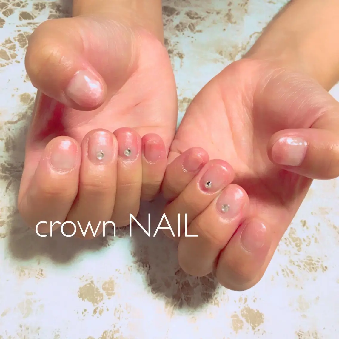 ネイル グラデーション ラメ(グリッター) ラメグラデーション ensowa✱laf NAILのネイルデザイン