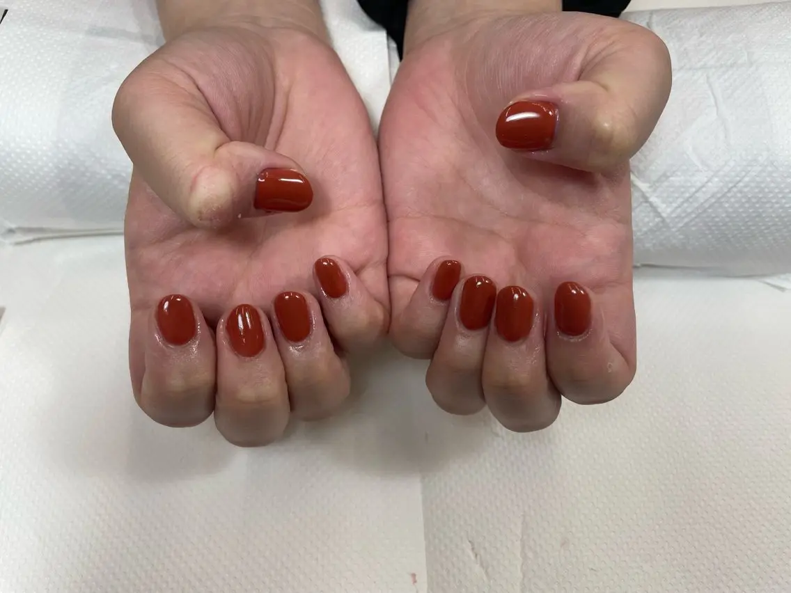 ネイル ワンカラーネイル miya ❤️のネイルデザイン