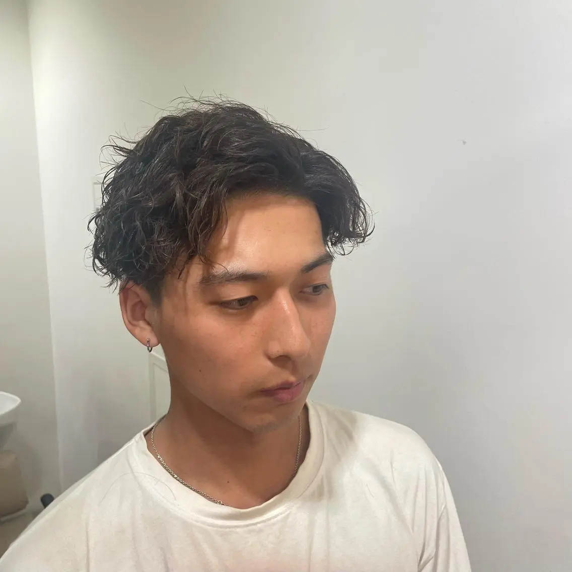 ミディアム パーマ メンズ サトウ コウキ  メンズのヘアスタイル