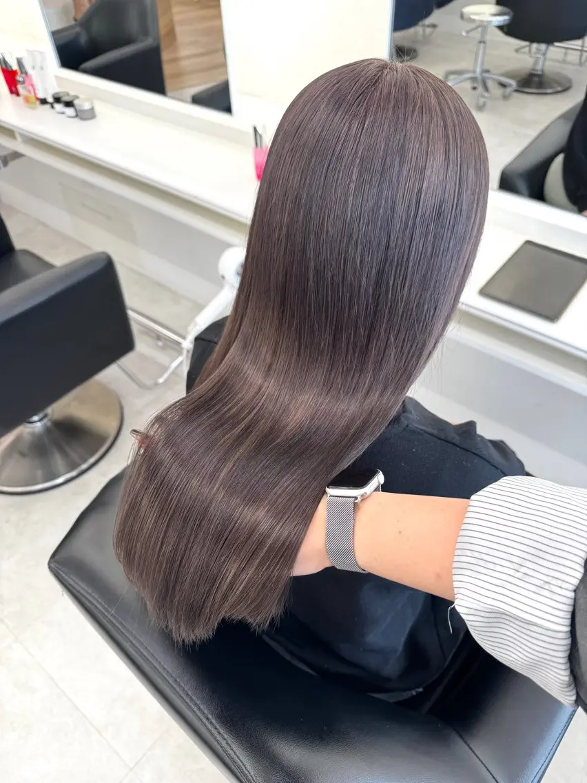 ロング カラー カット ヘアカラー ♡ParveMix NANO♡のヘアスタイル