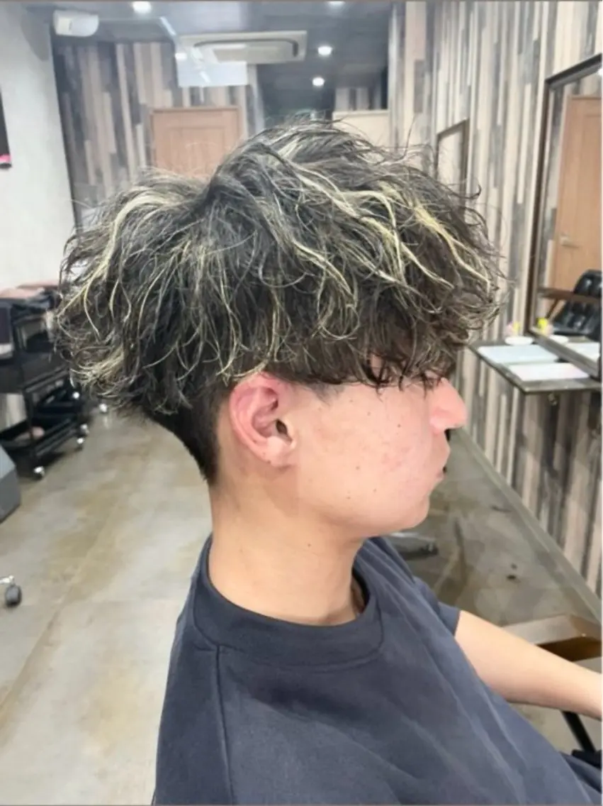 🔥【一撃お洒落男子】メンズカット✂️＋束感バチバチメッシュ✨春日部で圧倒的支持！の写真