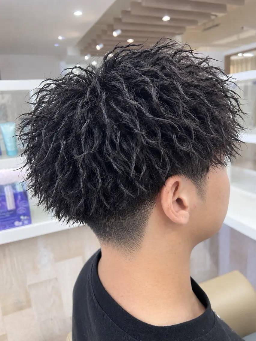 パーマ ツイストパーマ パーマ メンズ特化/堺/ MOEKAのヘアスタイル