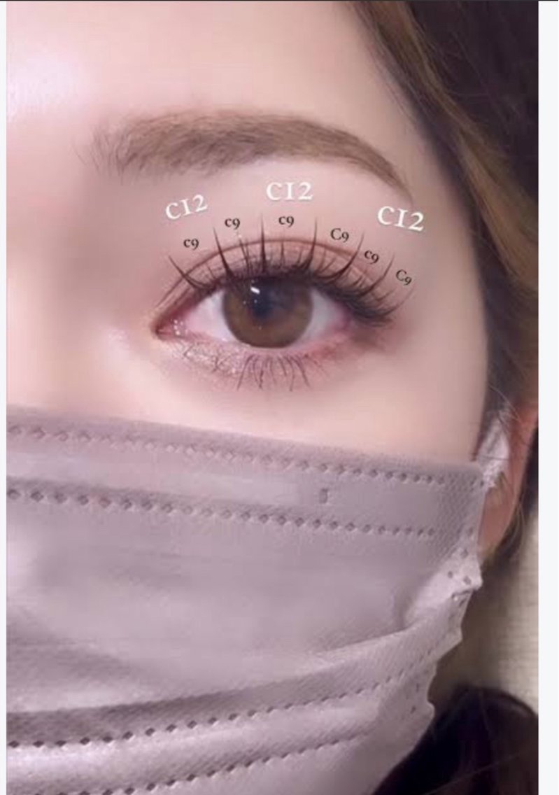 <束感>ワンホンマツエク100束　韓国束感の写真