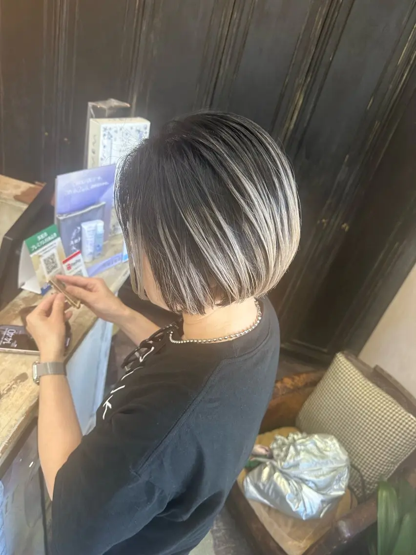 カラー バレイヤージュ marie-anne 浜松元目店のヘアスタイル