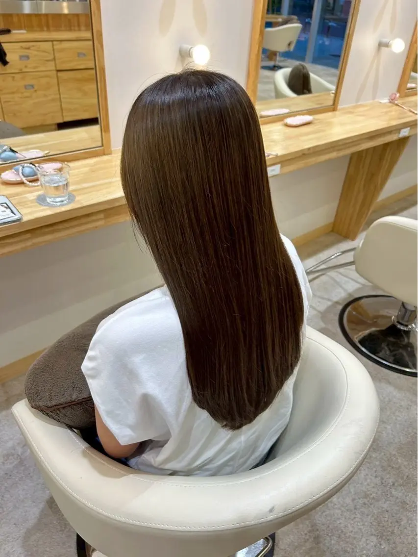 ロング 🎀ピンク／ブリーチ 🌈デザイン♡BoNのヘアスタイル