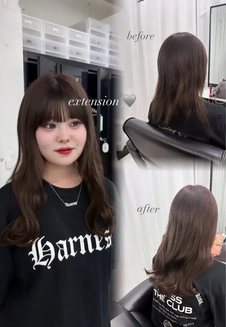 ロング エクステ エクステ haruna☪︎ モデル募集中✩のヘアスタイル
