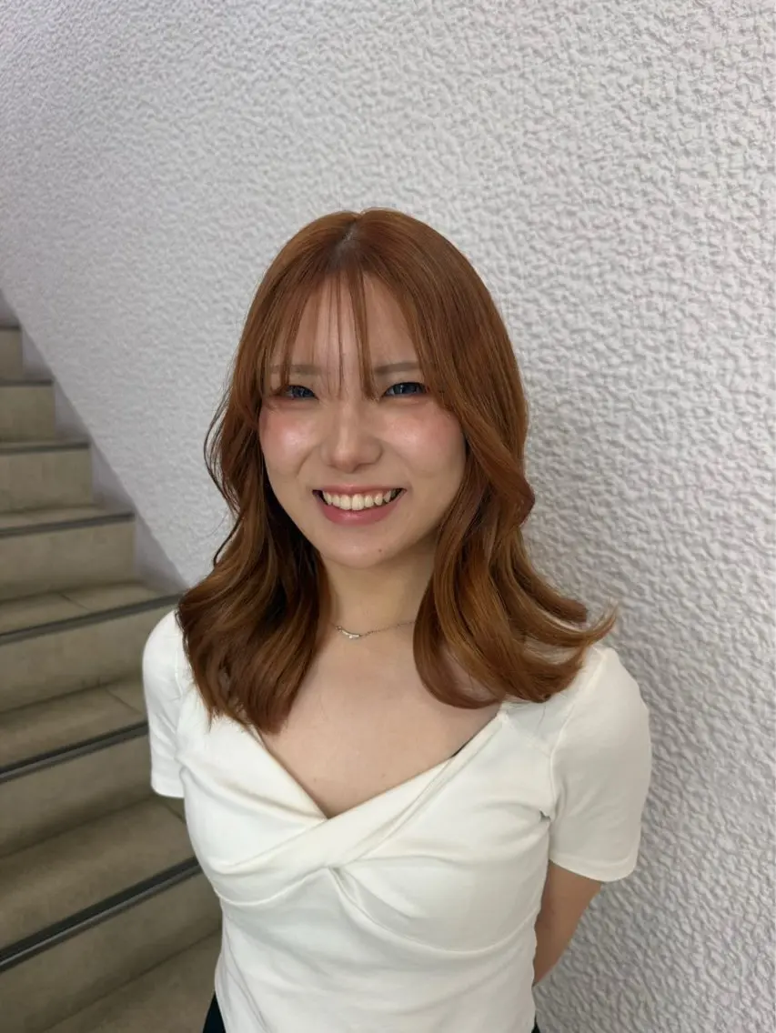 ミディアム カラー chino /艶カラー🤍のヘアスタイル