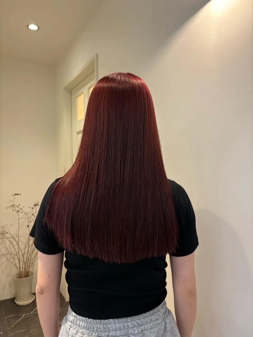 ブリーチなしW color .‎˖٭ ブリーチ剤を使わない透明感color♡の写真