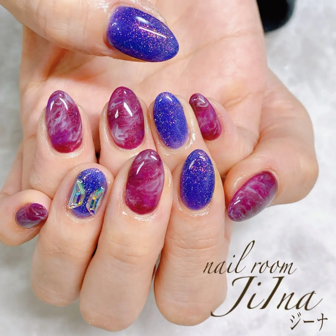 ネイル 持ち込み JiIna nailのネイルデザイン
