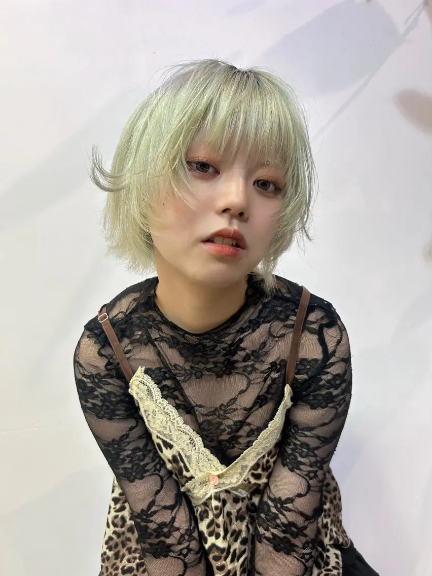 ショート カラー 瑠莉🪩 薬院/天神南/今泉のヘアスタイル