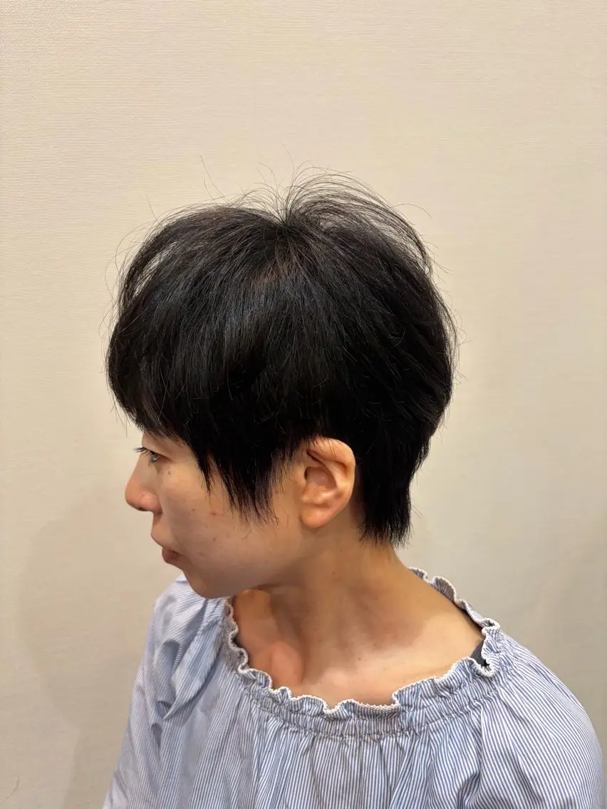 ショート レイヤーカット ショートヘア カット 中村 仁哉のヘアスタイル