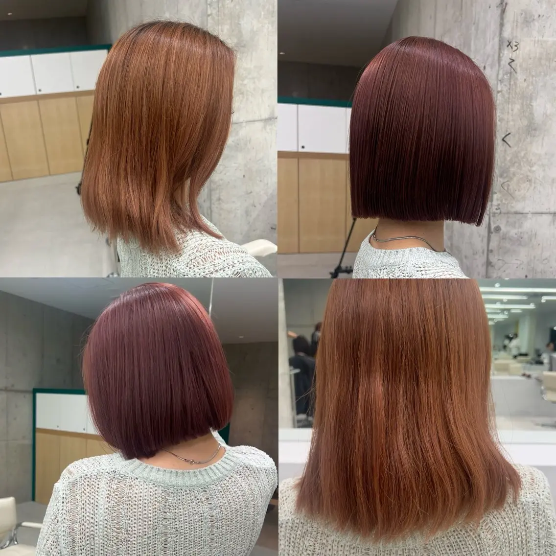 ミディアム パーマ 髪質改善 ストレートパーマ ヘアカラー ブリーチなしカラー/ レイヤー/ASARIのヘアスタイル
