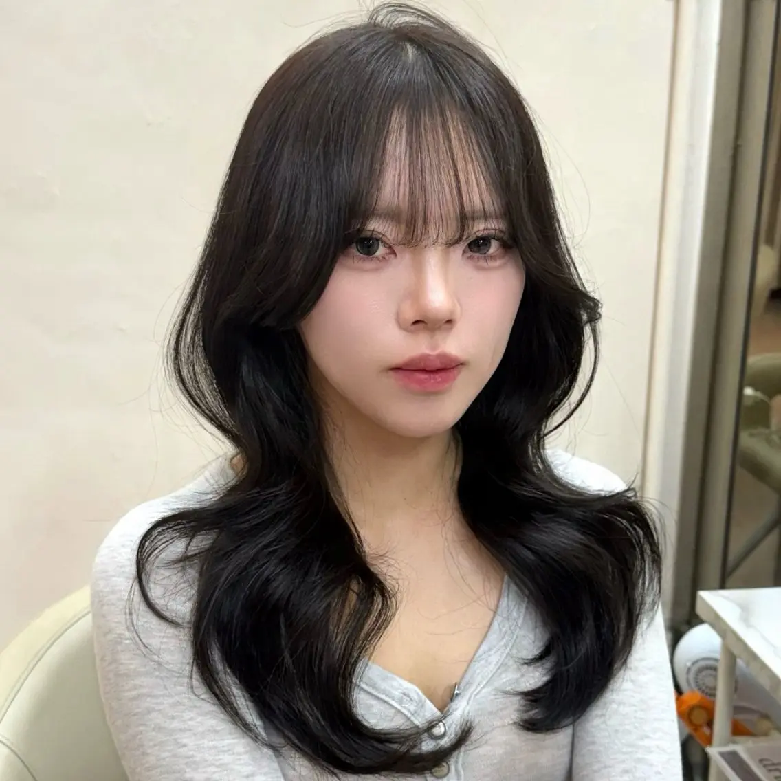 ロング カラー ヘアカラー トリートメント 韓国ヘア 🇰🇷 natsukiのヘアスタイル