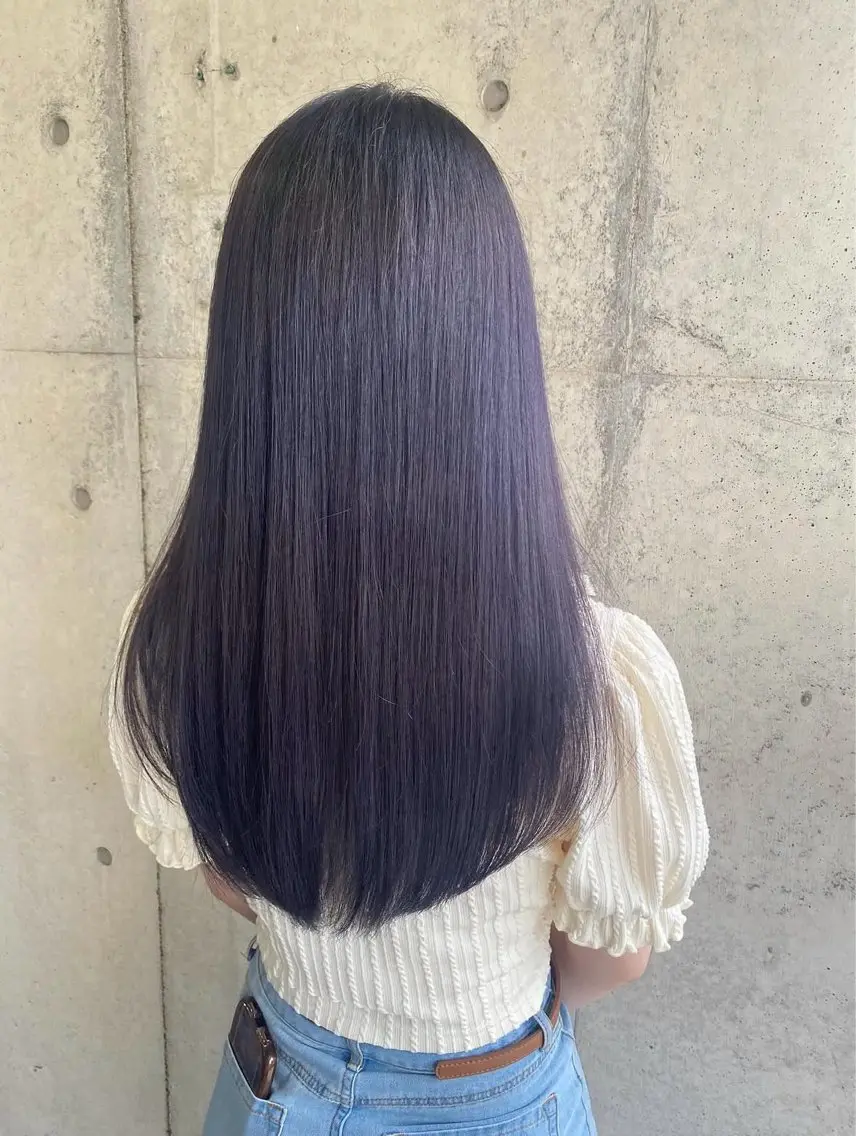 カラー 野崎 仁那のヘアスタイル