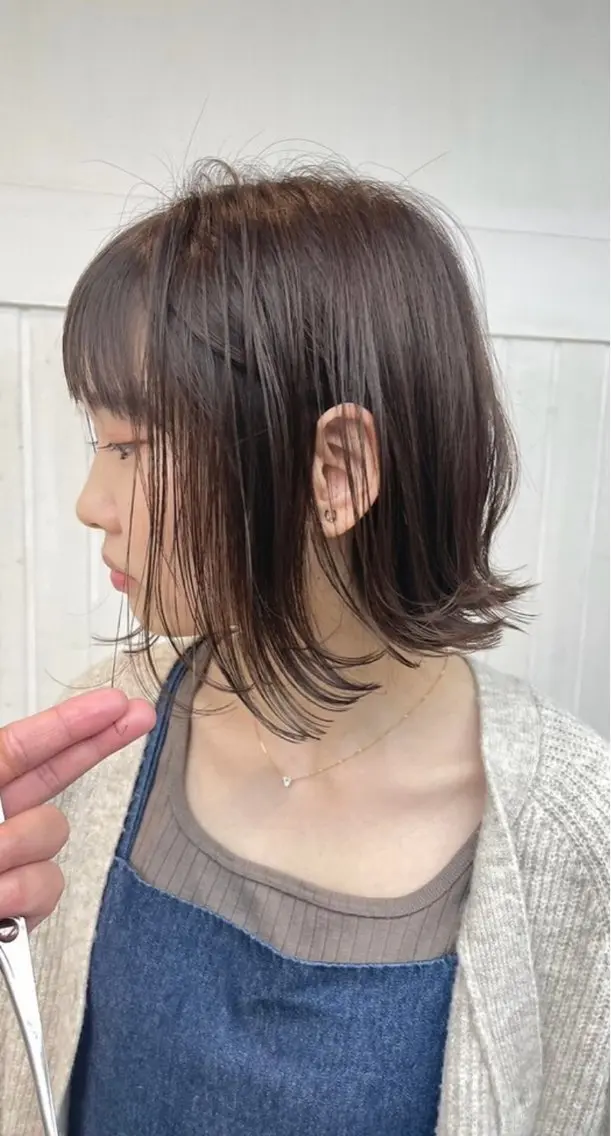 ショート カラー カット ヘアカラー トリートメント ヘアセット 盛れる艶カラー× レイヤーカット/咲来のヘアスタイル