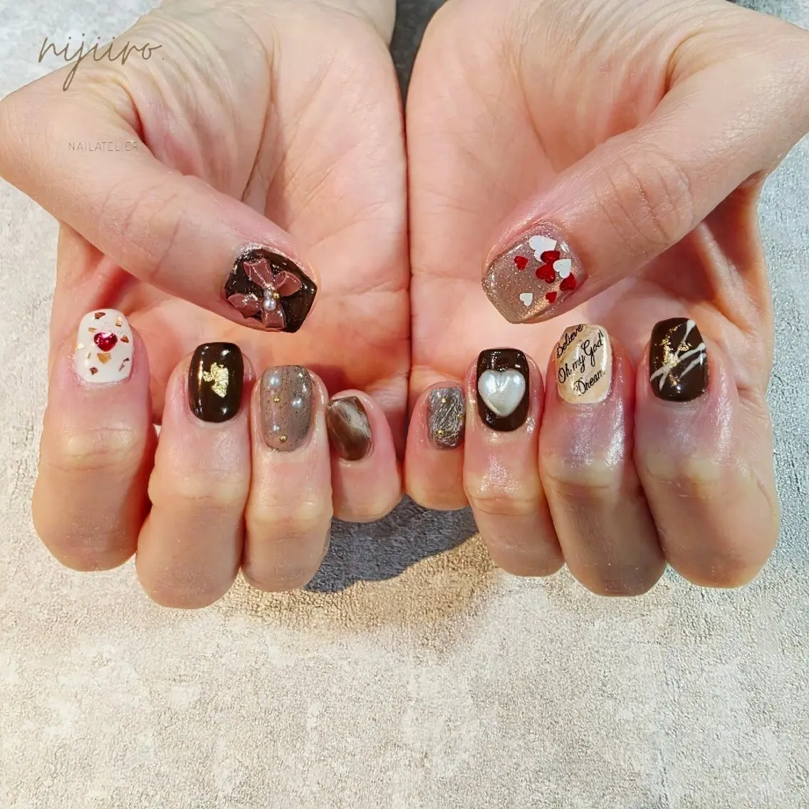 ネイル ハンドネイル nijiiro🌈 サトウのネイルデザイン