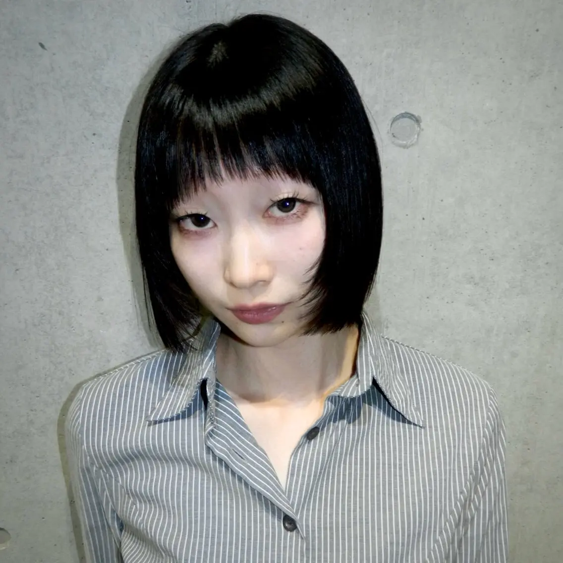 ショート カラー ボブ 顔まわりレイヤー レイヤーカット カット ヘアカラー トリートメント 透明感/レイヤー/ sakura🪽のヘアスタイル