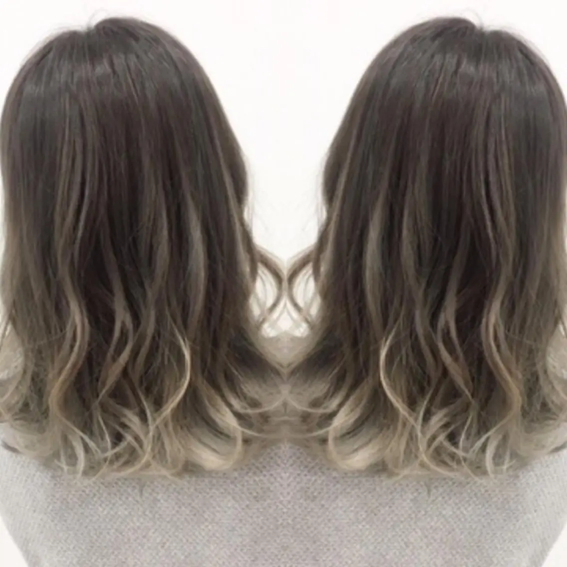 ミディアム ricca♪ 反町のヘアスタイル