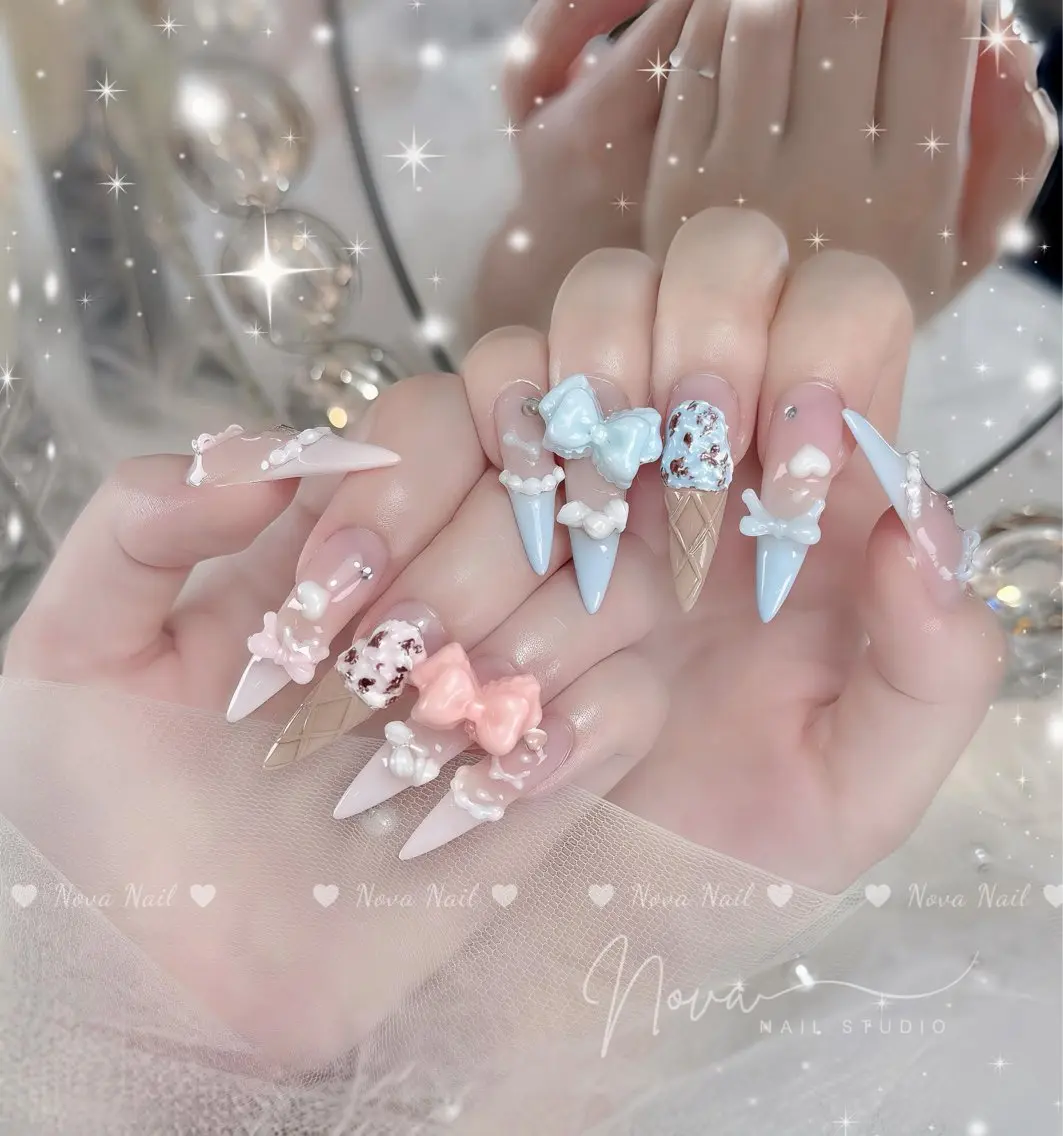 ネイル ハンドネイル ハンドケア Kitty Nail Novaのネイルデザイン