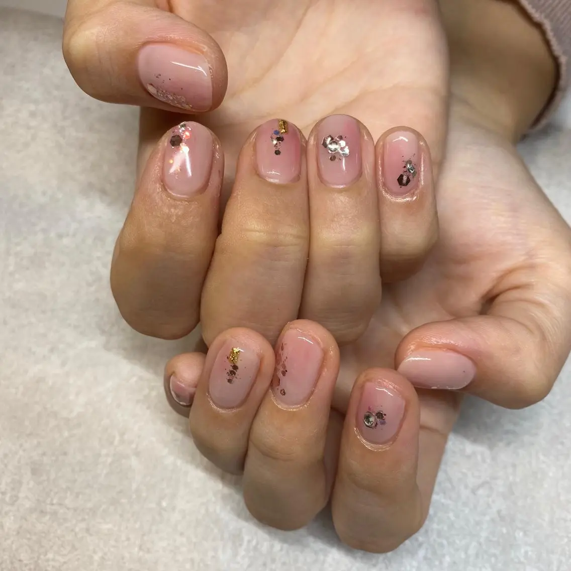ネイル ハンドネイル 【うるちゅるnail 】🩰maiのネイルデザイン