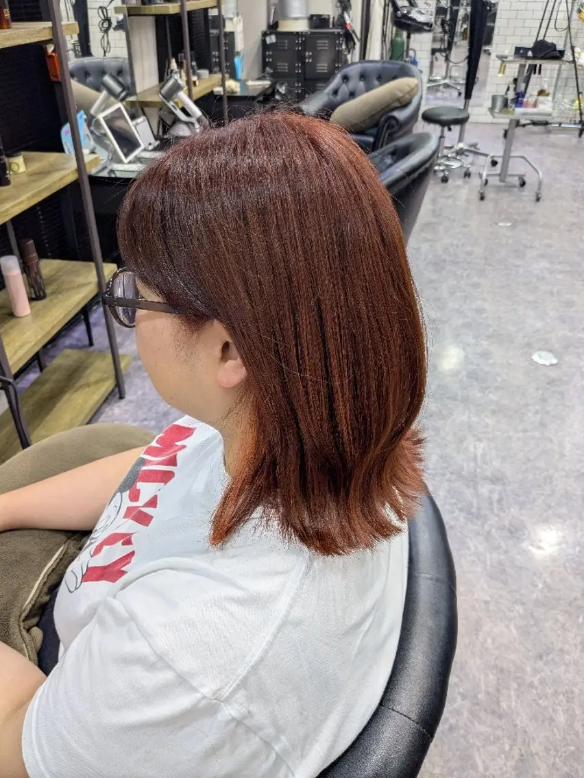 カラー 多田 遥香のヘアスタイル