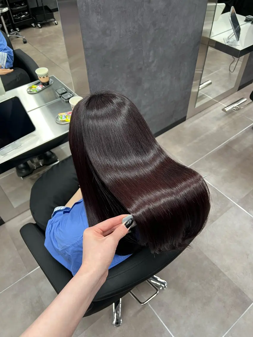 ロング カット ヘアカラー トリートメント 🩶髪質改善/新宿 /saaya🩶のヘアスタイル