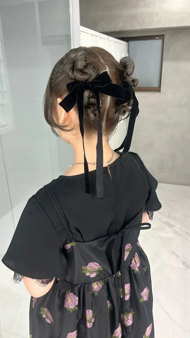 ヘアセット ❤︎REIKA❤︎ ブリーチなしWカラーのヘアスタイル