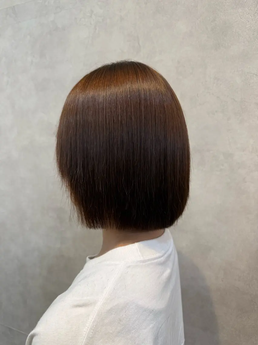 ショート パーマ 縮毛矯正 縮毛矯正 maco /カラー・縮毛矯正のヘアスタイル