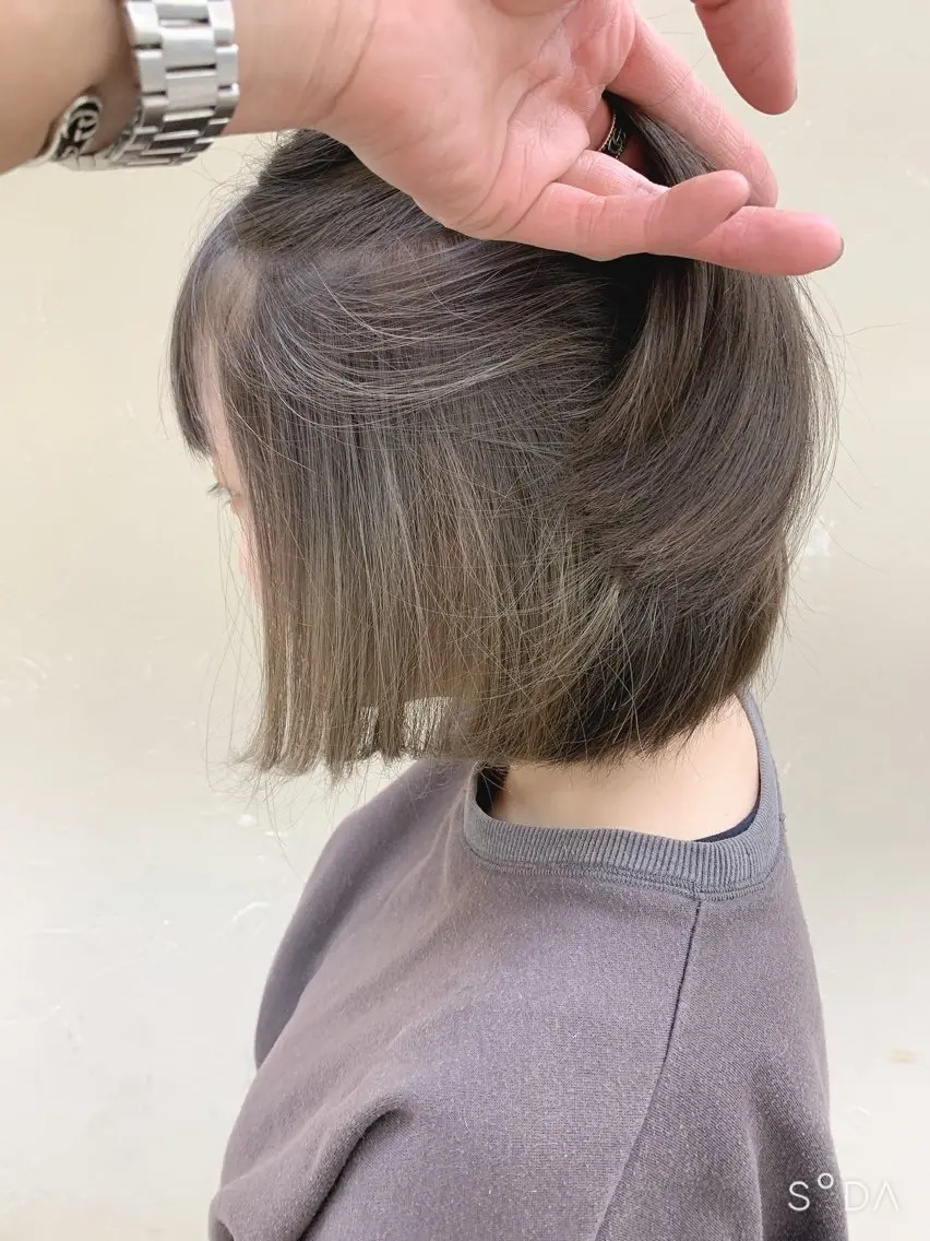 ショート ヘアカラー トリートメント 桑原 卓弥のヘアスタイル
