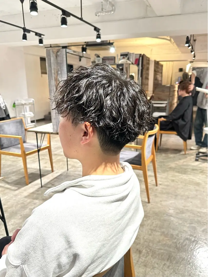 メンズ マッシュ メンズパーマ メンズツイストパーマ ツイストパーマ カット ヘアカラー パーマ トリートメント 骨格補正施術/メンズ 専門美容師/YUYAのヘアスタイル