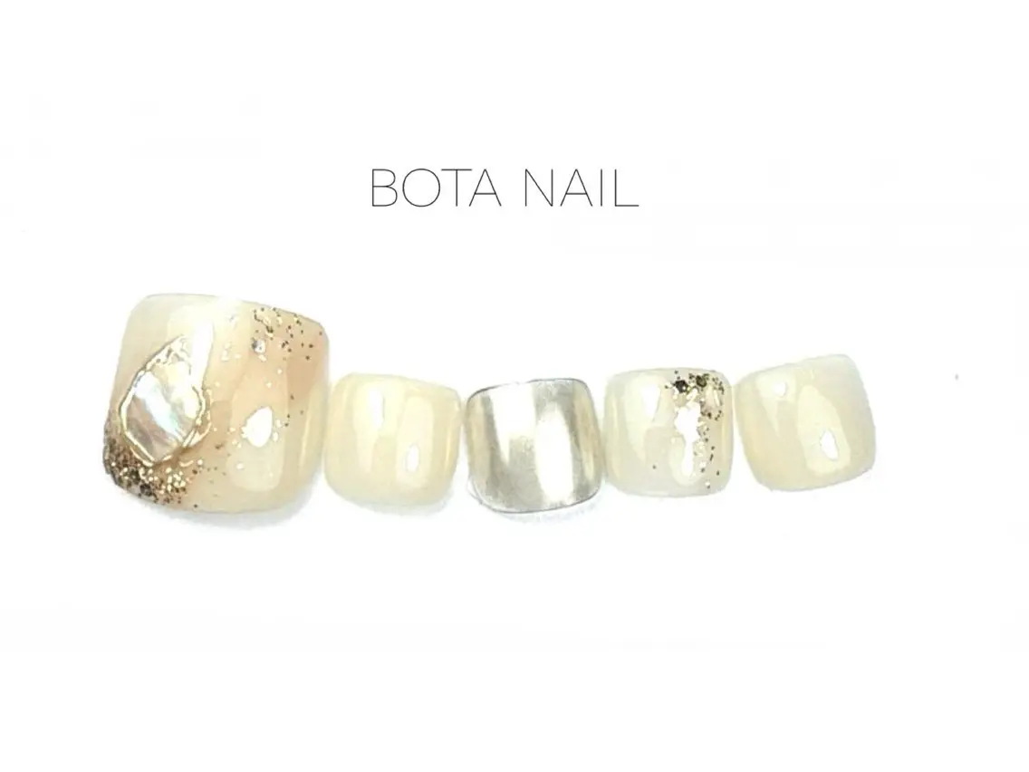 ネイル フットネイル BOTA NAIL UMIのネイルデザイン