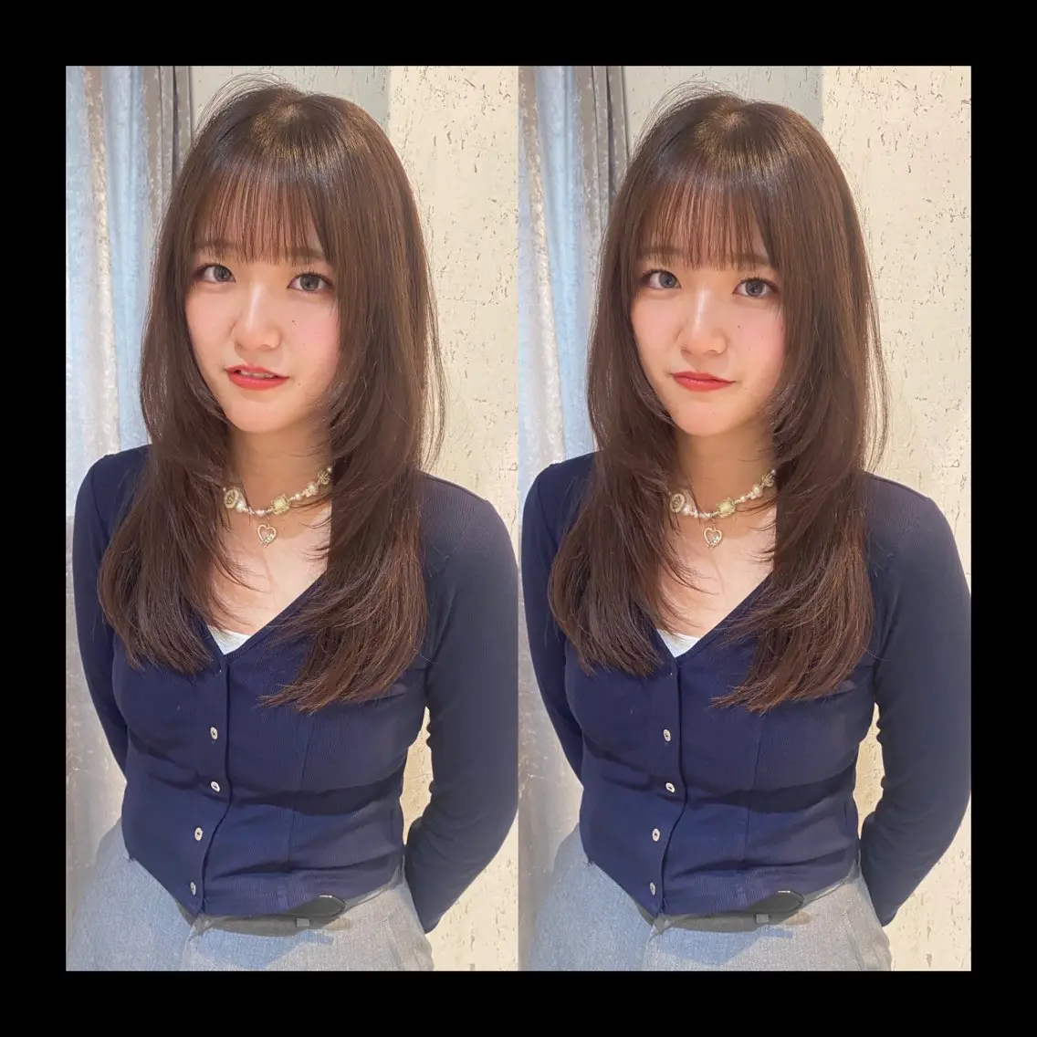 ロング カラー ブラウンカラー カット ヘアカラー トリートメント mai / linoah˚✧のヘアスタイル