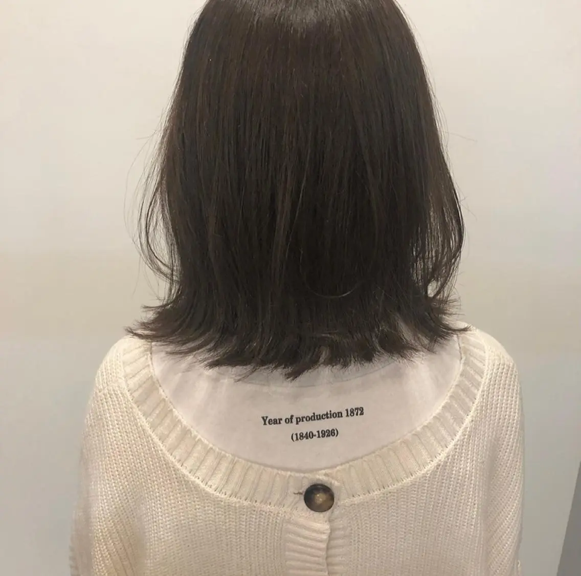 ミディアム カラー グレージュ カット ヘアカラー ラーム 乃木店のヘアスタイル