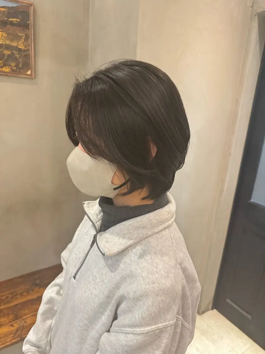 セミロング カット ヘアカラー トリートメント 新宿/顔周りカット +レイヤー=しずく♩のヘアスタイル