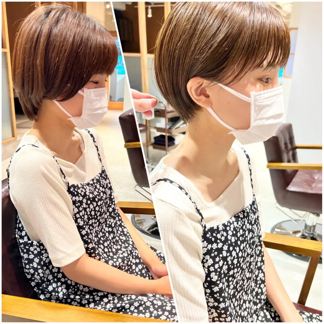 ショート カット ヘアカラー トリートメント 【ミニモ公認】*似合 わせ職人*滝田拳史のヘアスタイル