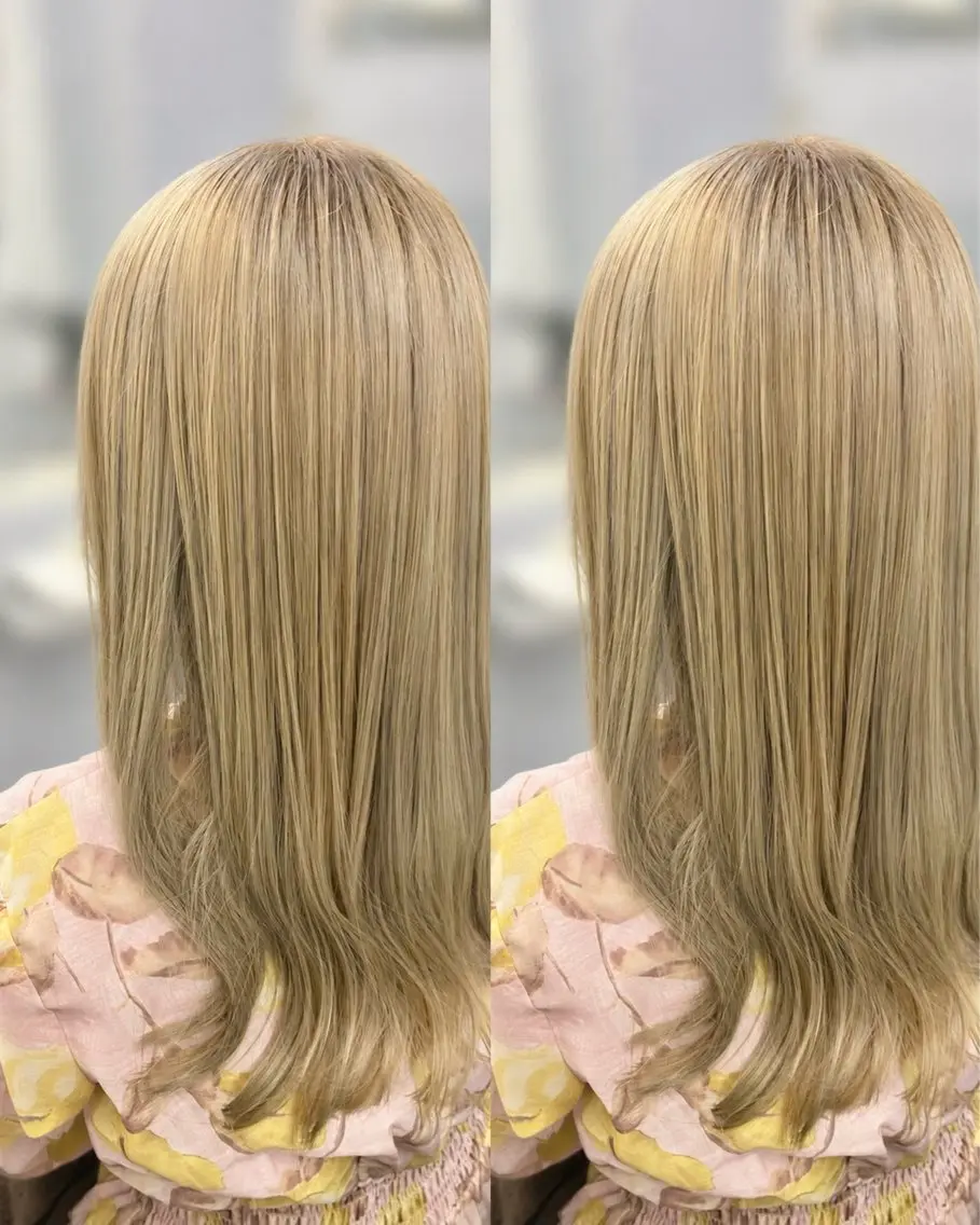 ロング ブリーチ無しカラー✨ 美鈴のヘアスタイル