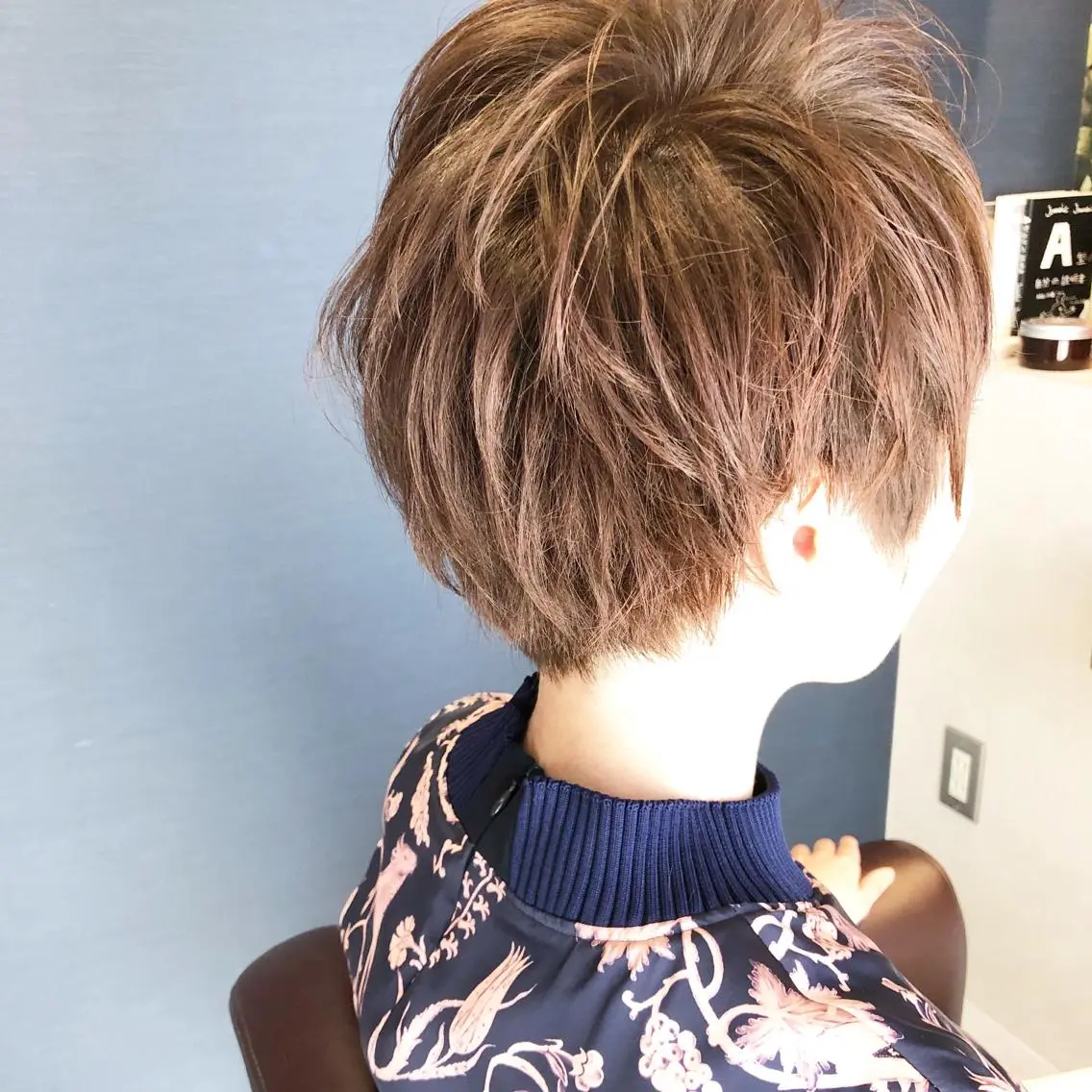 ショート カラー ブリーチ イルミナカラー 髪質改善 トリートメント tuuli トゥーリのヘアスタイル