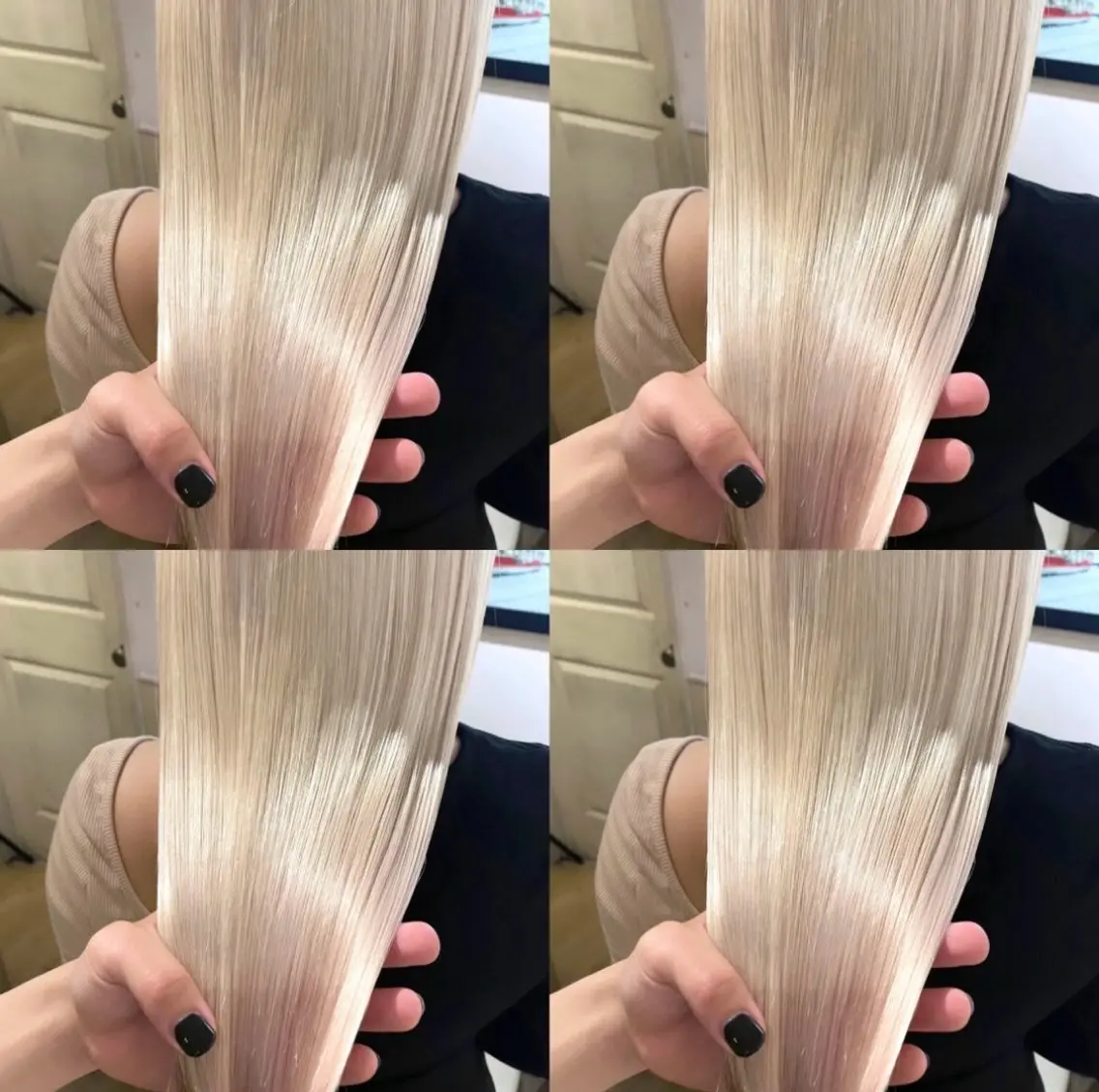 ロング ヘアカラー トリートメント 髪質改善 /美髪矯正🫧ゆたかのヘアスタイル