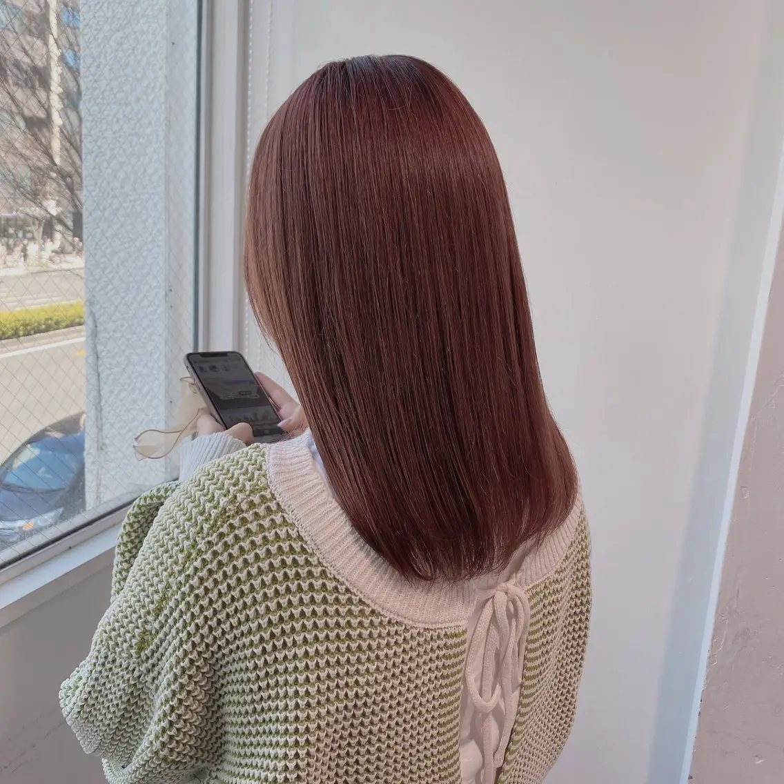 ロング カラー カット ヘアカラー トリートメント ヘッドスパ ヘアセット 𓏸レイヤー髪質改善 透けカラーカノン🫧のヘアスタイル