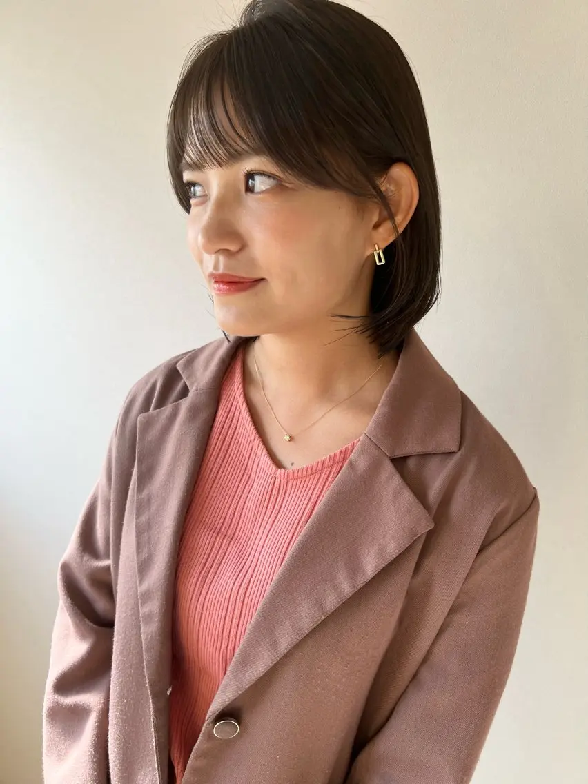 ショート ボブ 髪質改善 韓国風ヘア レイヤーカット ショートヘア suii..hair designのヘアスタイル