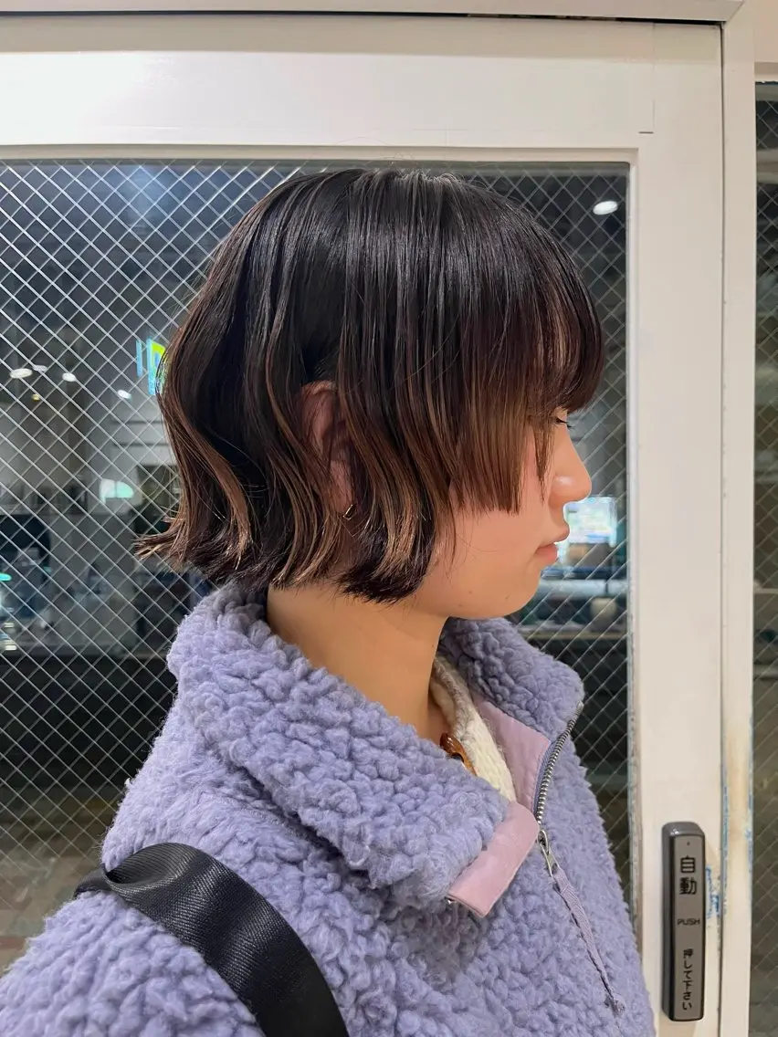 ショート ヘアカラー ルナᯓ☆/ ブリーチモデル募集中のヘアスタイル