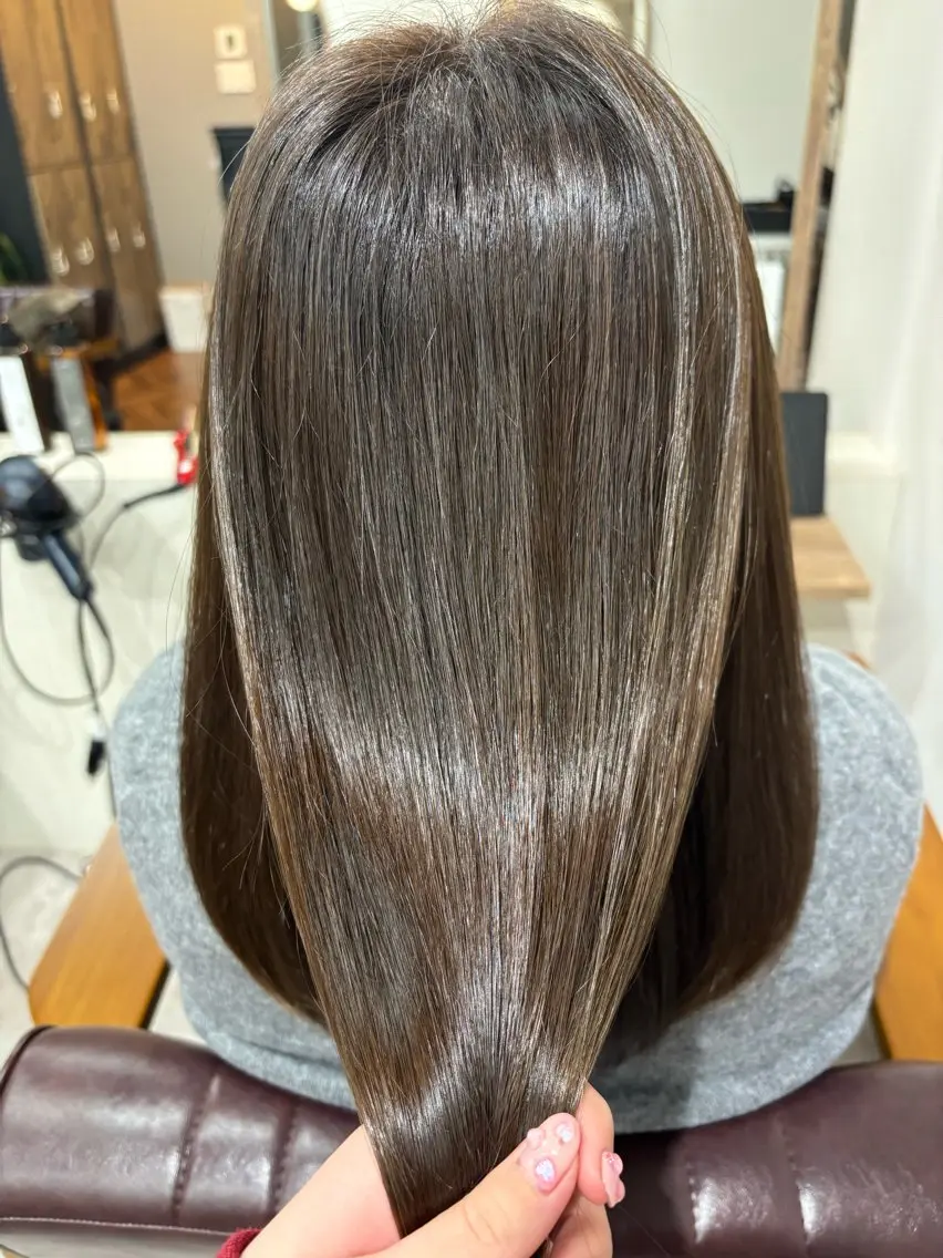 ミディアム カラー ブラウンカラー 透明感カラー 透明感カラー/ SHIN🎀のヘアスタイル