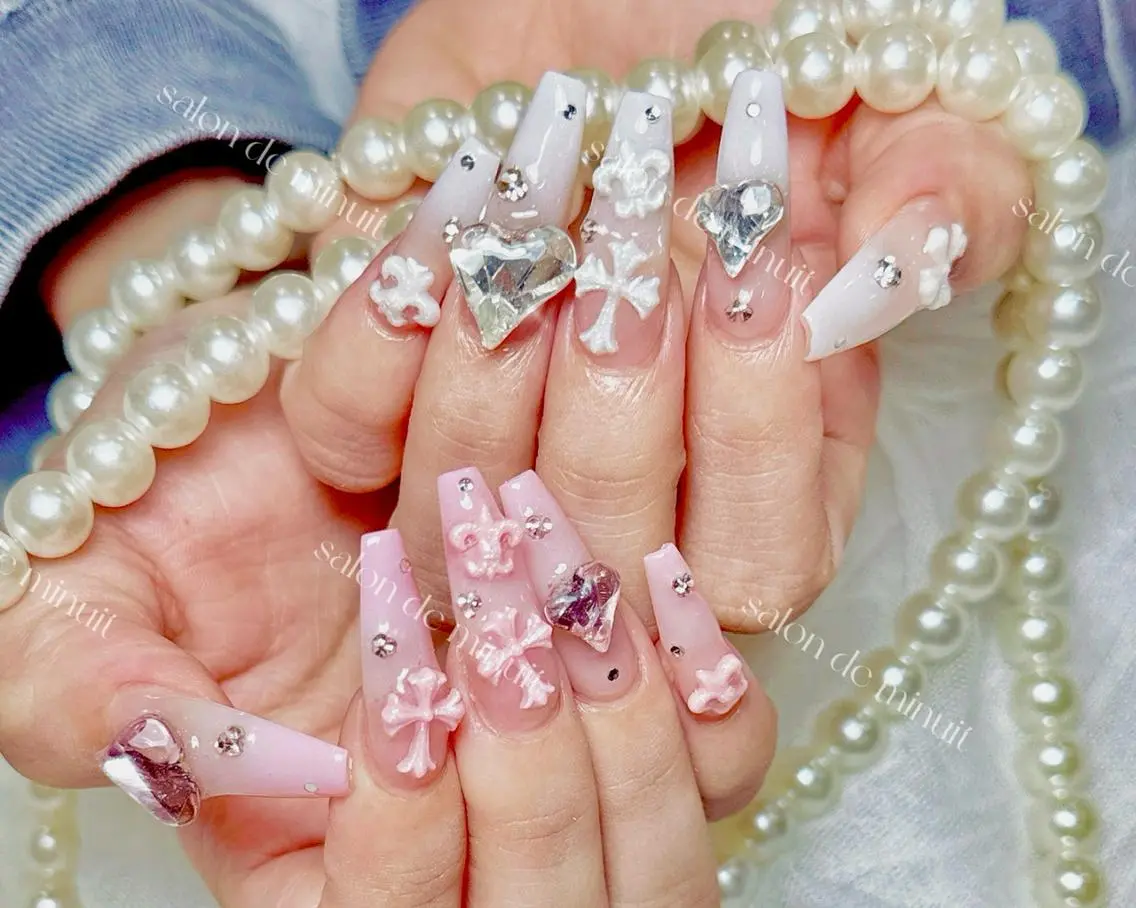 ★NEWS★【ネイルチップ長さだし】ワンホン定額コース¥4980の写真