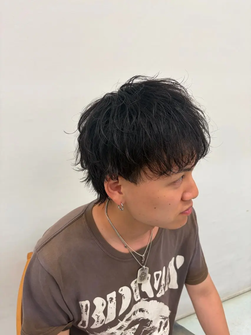 パーマ メンズ メンズパーマ カット パーマ ✨似合わせ特化美容師 WILL上村　拳吾のヘアスタイル
