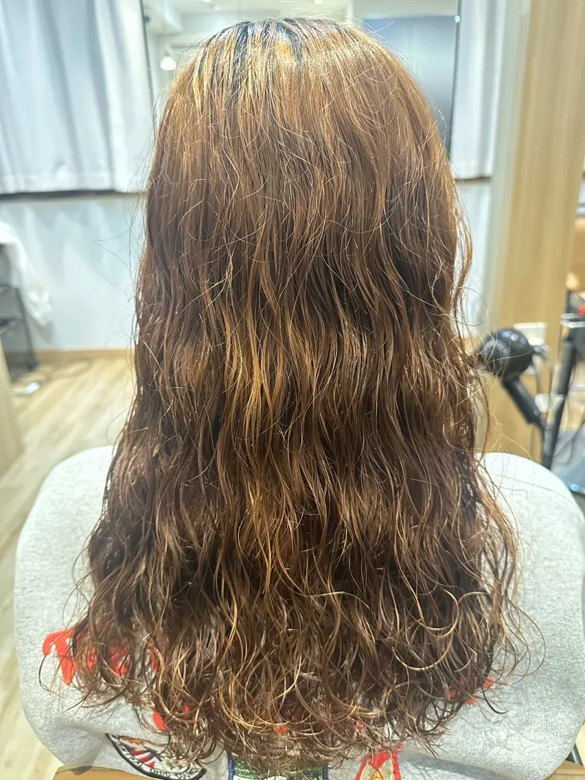 ロング パーマ カット パーマ トリートメント ✨✂️Nori ✂️✨のヘアスタイル