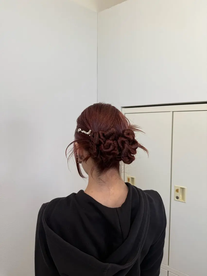 ヘアアレンジ ヘアセット 吉川 莉央のヘアスタイル