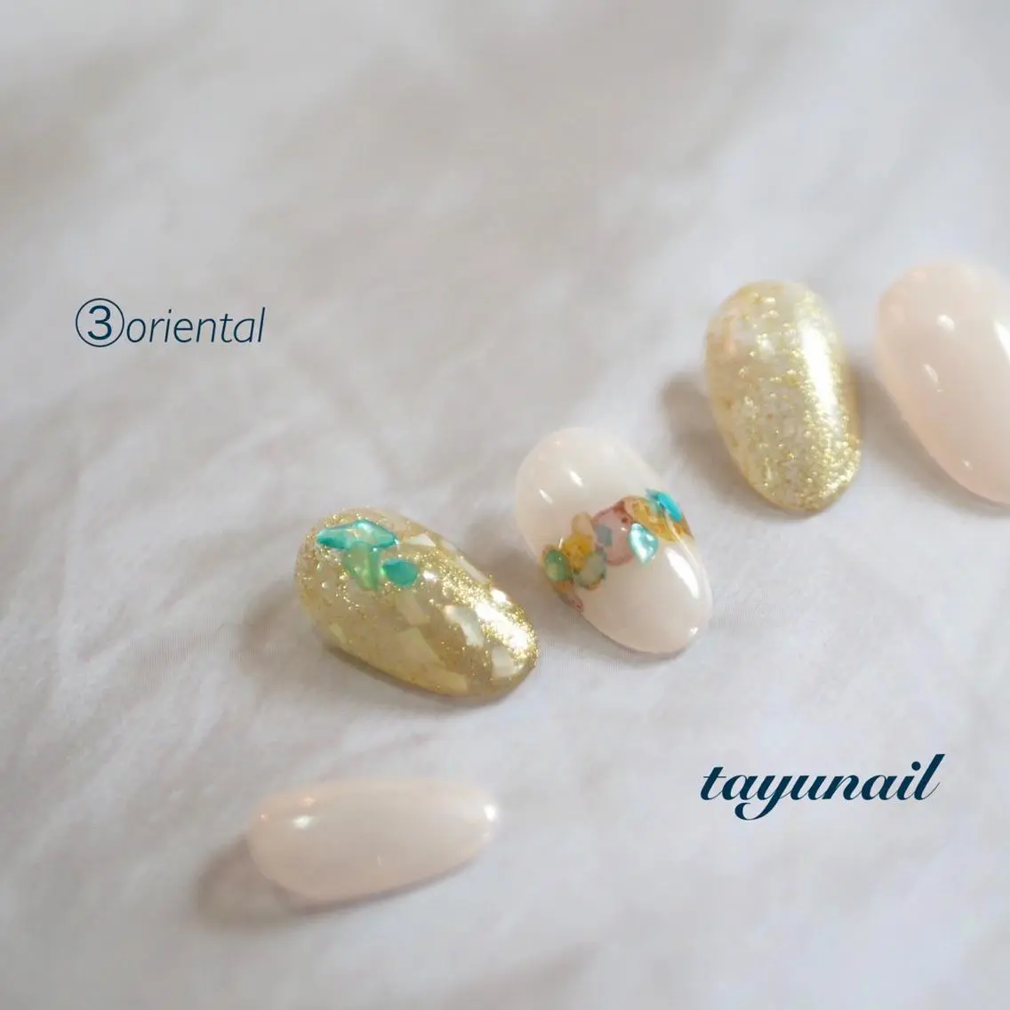 ネイル アートネイル ブルー フットネイル ジェルネイル キラキラネイル ネイルサロン 【たゆnail】のネイルデザイン